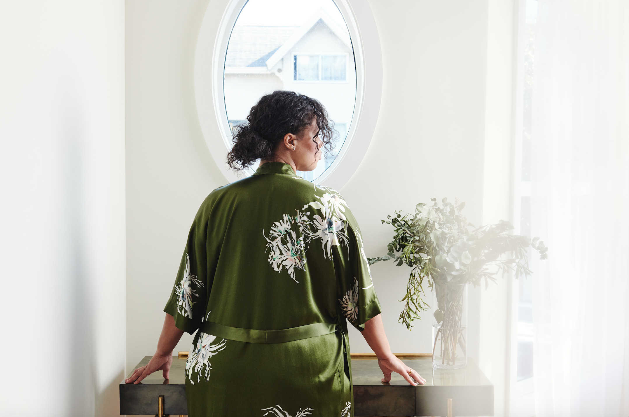 Plus size kimono robe sales