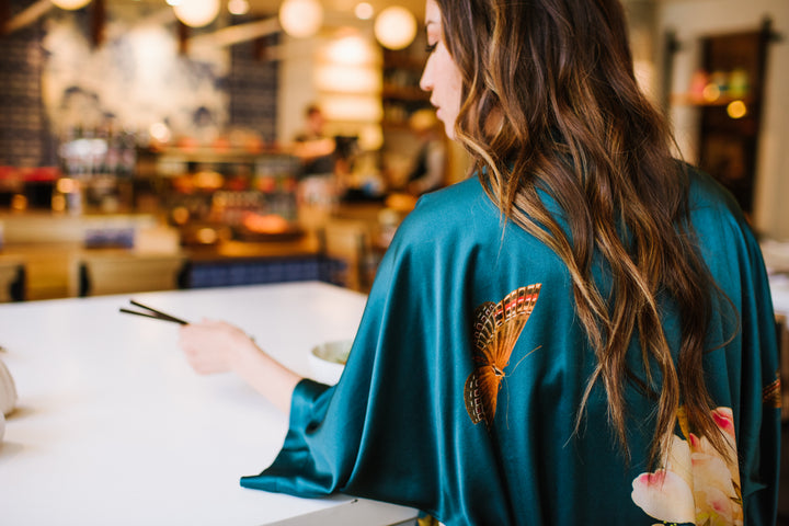 The Birds and Butterflies of Our Kimono Robes