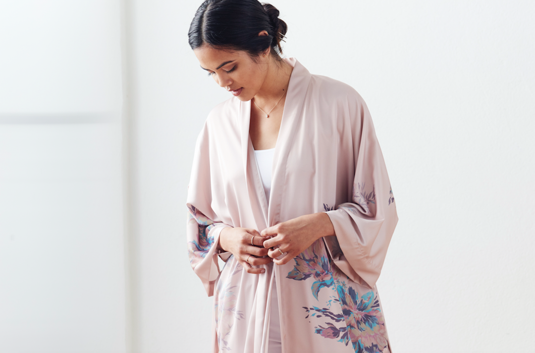 Material Study: What Is A Charmeuse Kimono Robe? | KIM + ONO ...