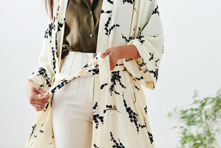 Our Newest Kimono Robes: Modern Abstract Collection