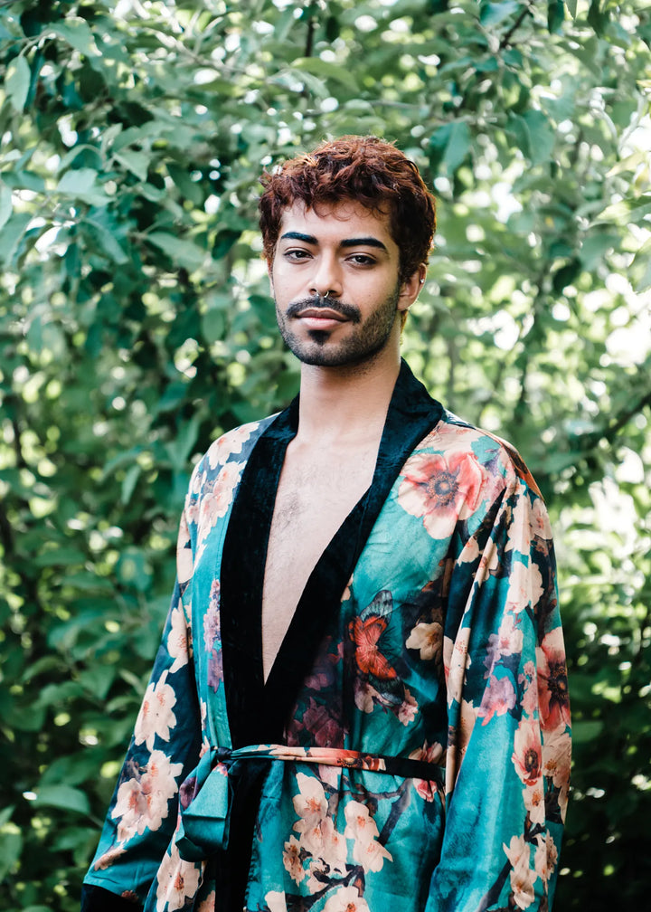 Kimono Robes for Men | Male Japanese Style Kimono Robes – kimandono.com