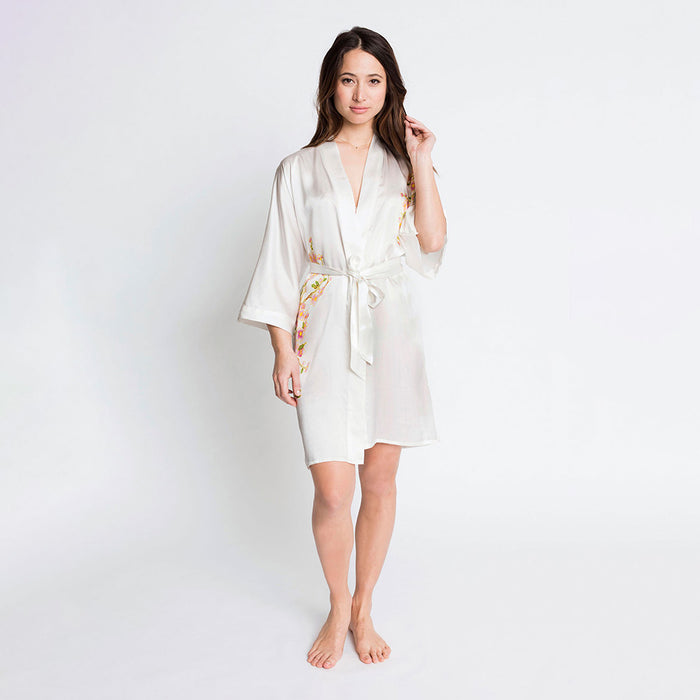 Long Kimono Peacock - Lilac main image 0