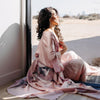 Silk Kuren Long Kimono Robe