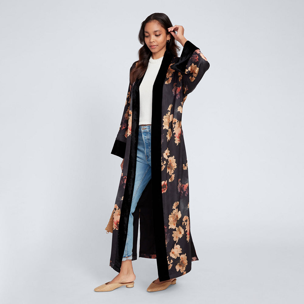 long kimono with dress Floor Length Robes for Tall Women, Kimono Dress