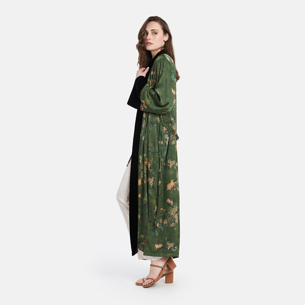 Haruka Heavy-Weight Long Kimono Wrap | KIM+ONO