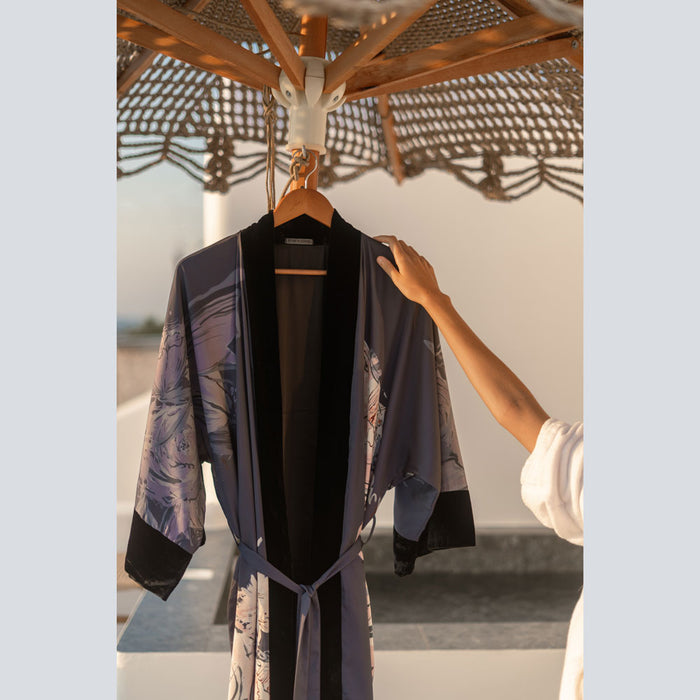 SHORT KIMONO WRAP FAITH, LUCK & JUSTICE