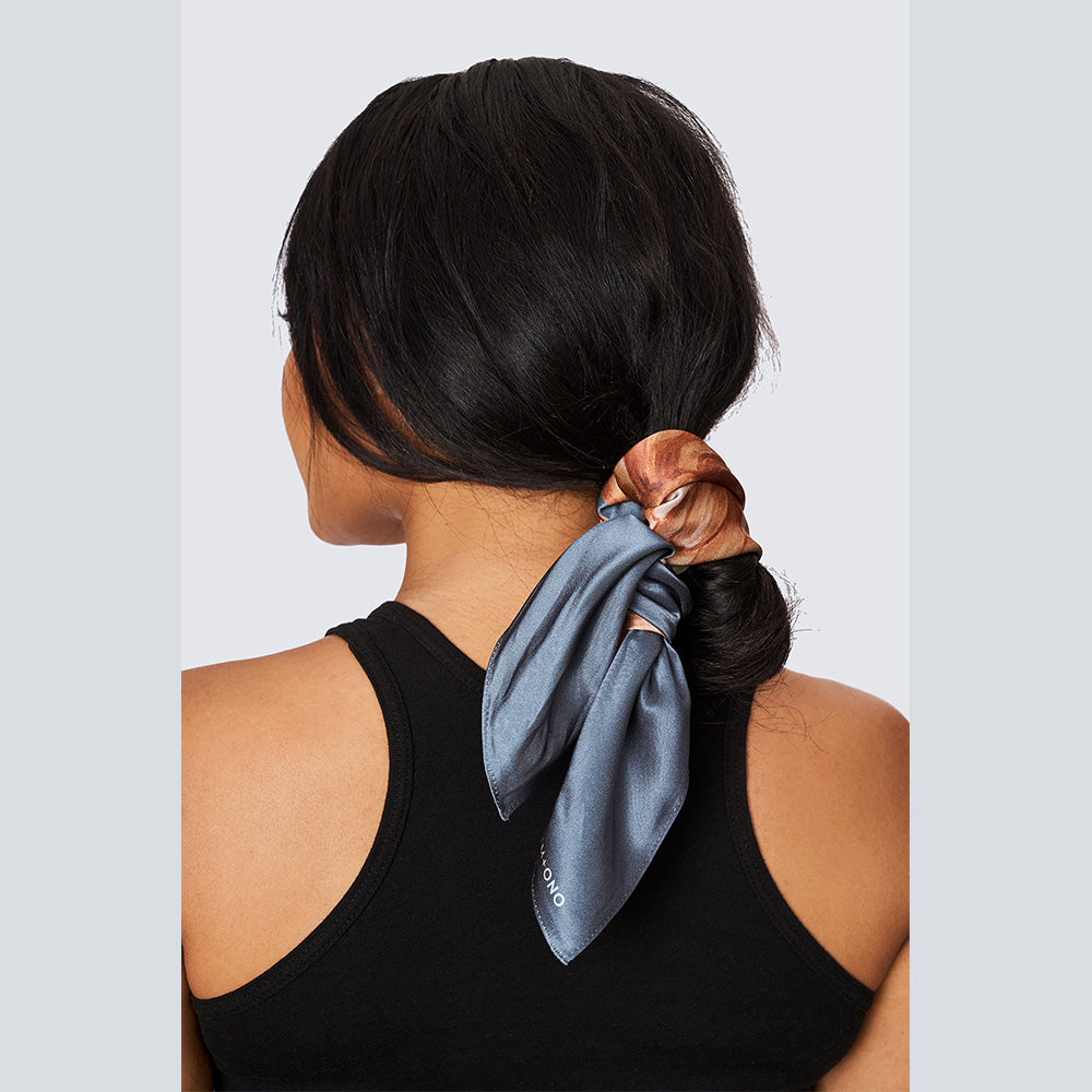 Kiku Washable Silk Floral Kerchief Scarf | KIM + ONO – kimandono.com