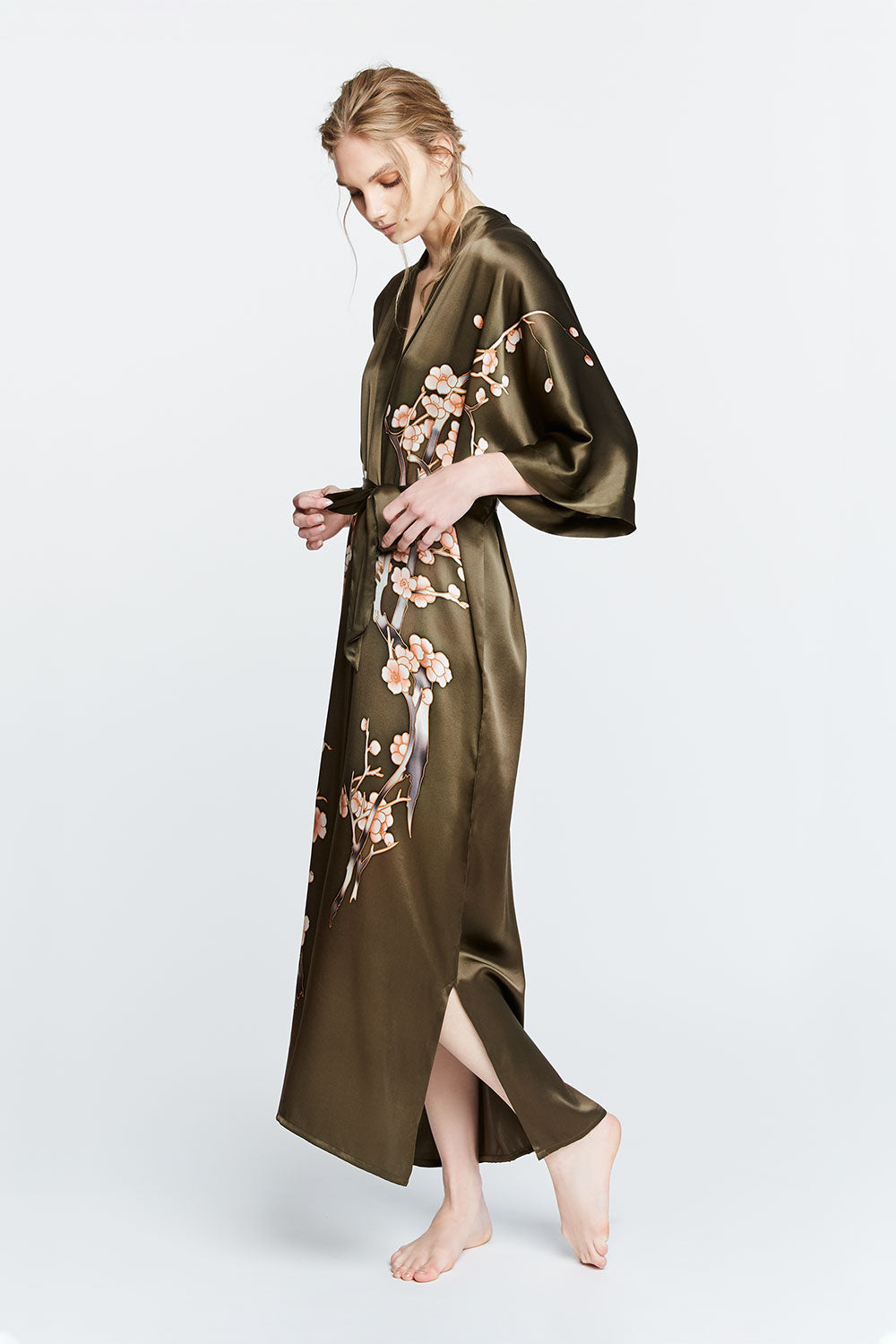 'Spring Bliss' 100% Cotton Kimono Robe main image 0