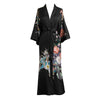 Spring Floral Long Kimono Robe