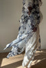 Navy Floral Midi Kimono Wrap